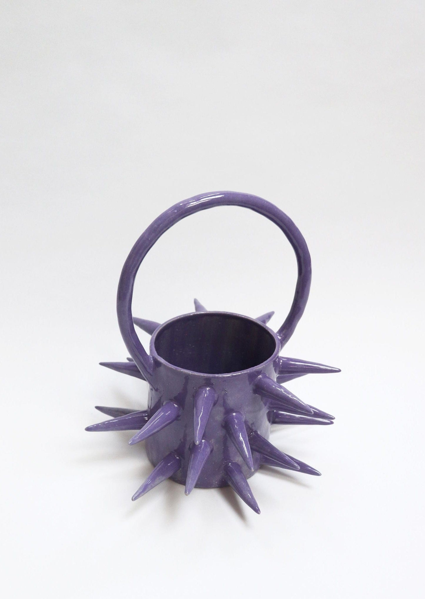 Purple Spike Basket Bag-Naomi Gilon-APOC STORE