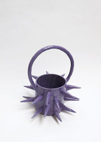 Purple Spike Basket Bag-Naomi Gilon-APOC STORE