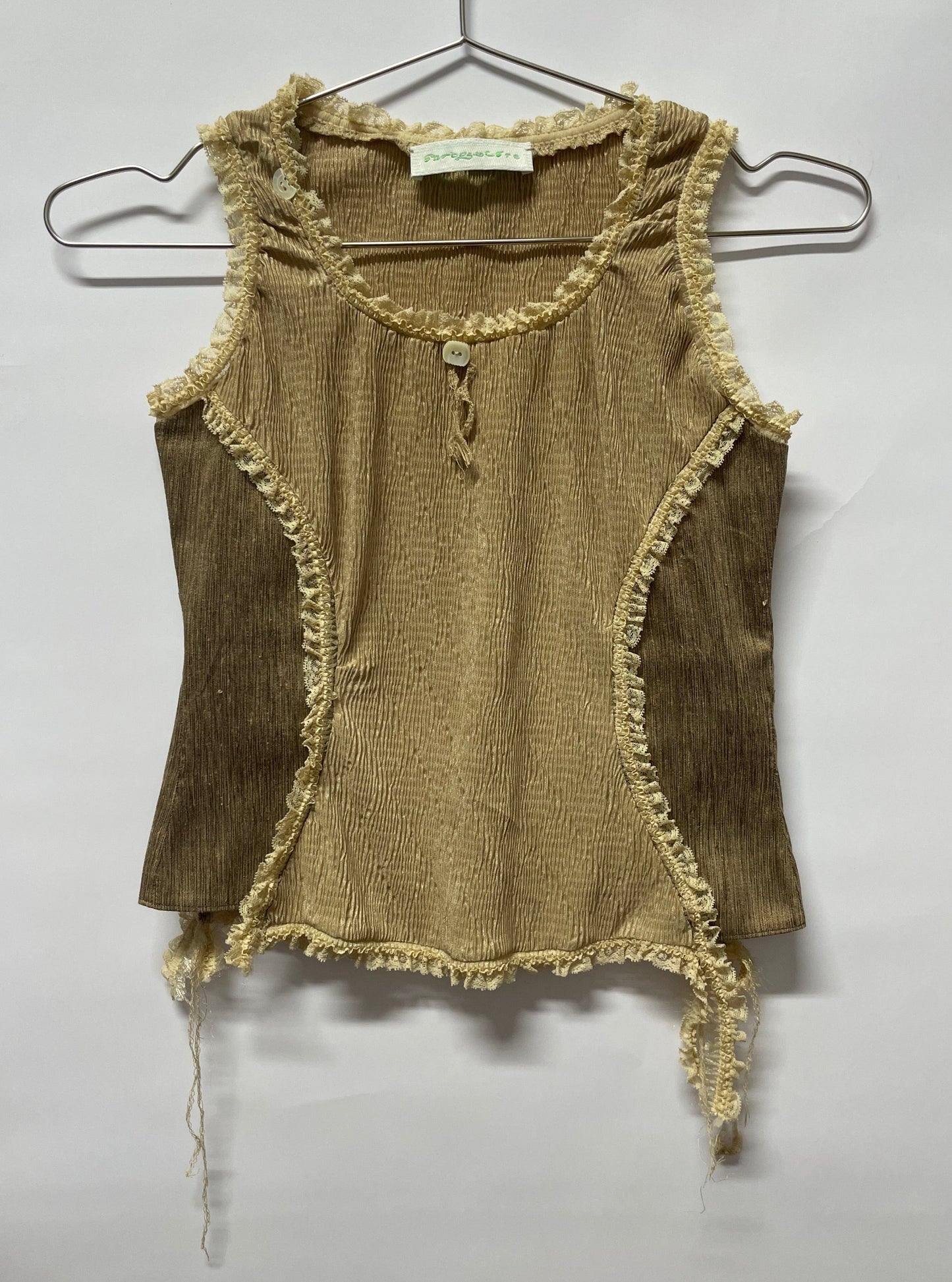 Crinkle Tank Top-GARBAGE CORE-APOC STORE