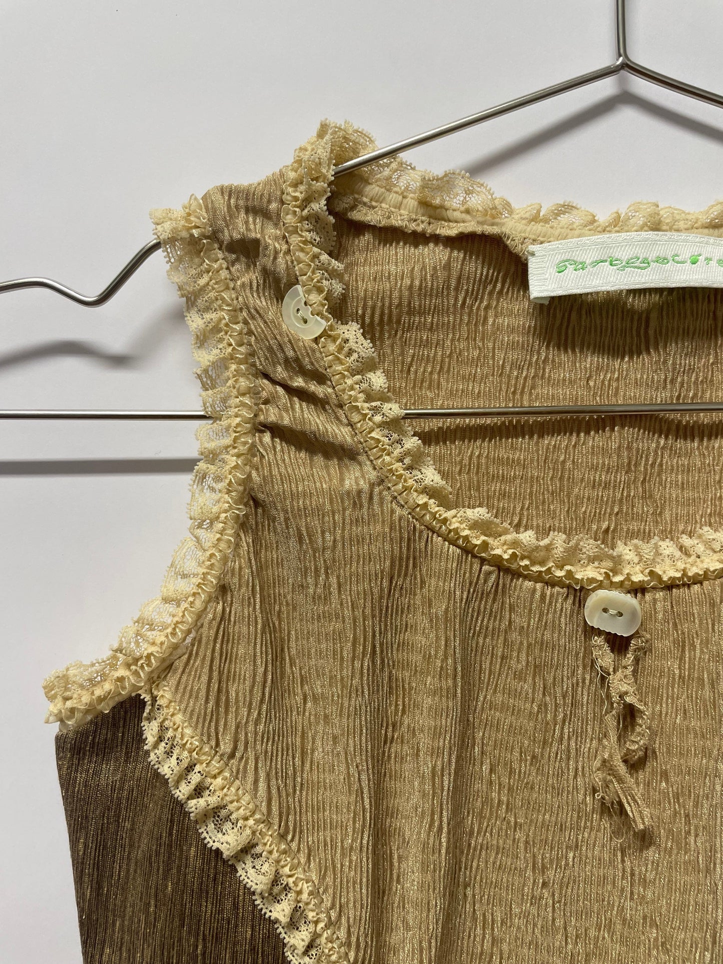 Crinkle Tank Top-GARBAGE CORE-APOC STORE