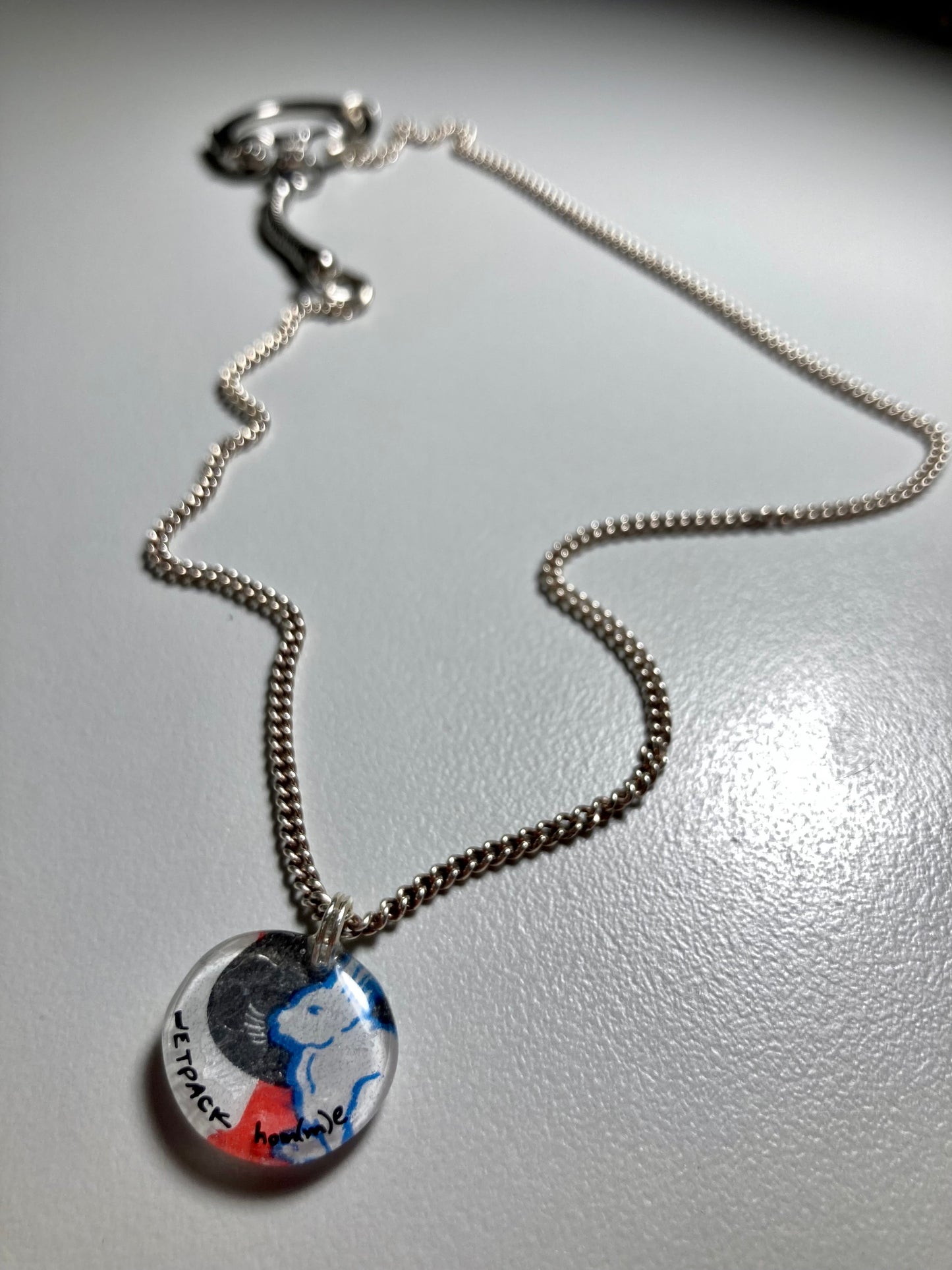White Rabbits 1-charm Necklace-Jetpack Hom(m)e-APOC STORE