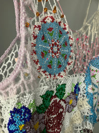 Bead Weaving Tank Top White-Lou de Bètoly-APOC STORE