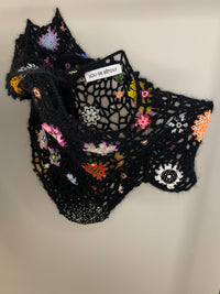 Bead Weaving Top Black-Lou de Bètoly-APOC STORE