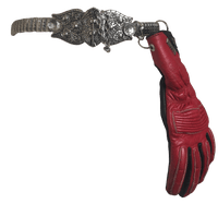 Red Silver Belt Handbag-phlegm-APOC STORE