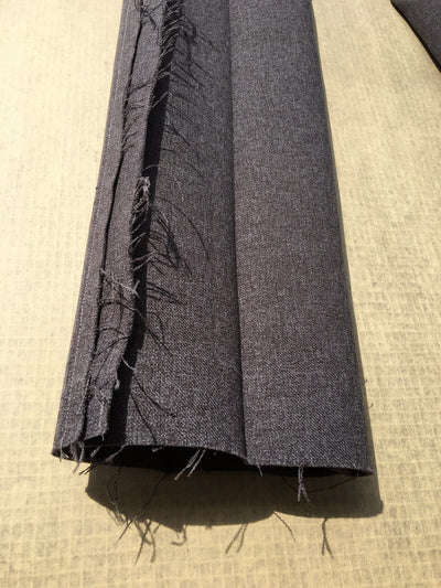 Grey Deconstructed Vintage Polyester Trousers-Jetpack Hom(m)e-APOC STORE