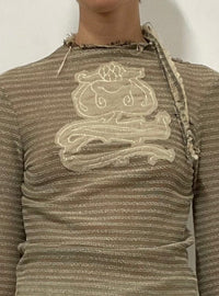 Embroidered Long Sleeve-GARBAGE CORE-APOC STORE