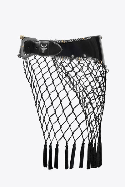 Pirate belt long Black-INAN-APOC STORE