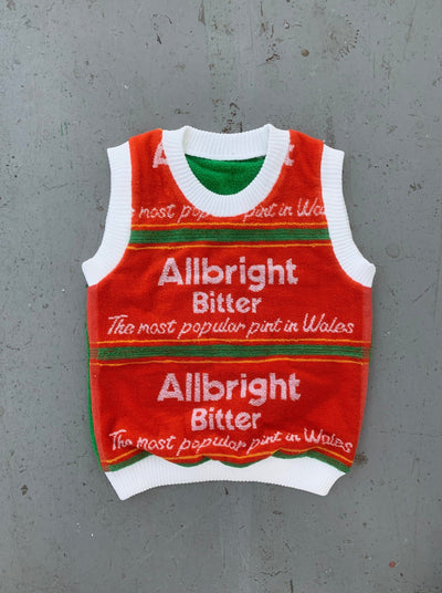 Allbright Beer Towel Vest Red-Adam Jones-APOC STORE