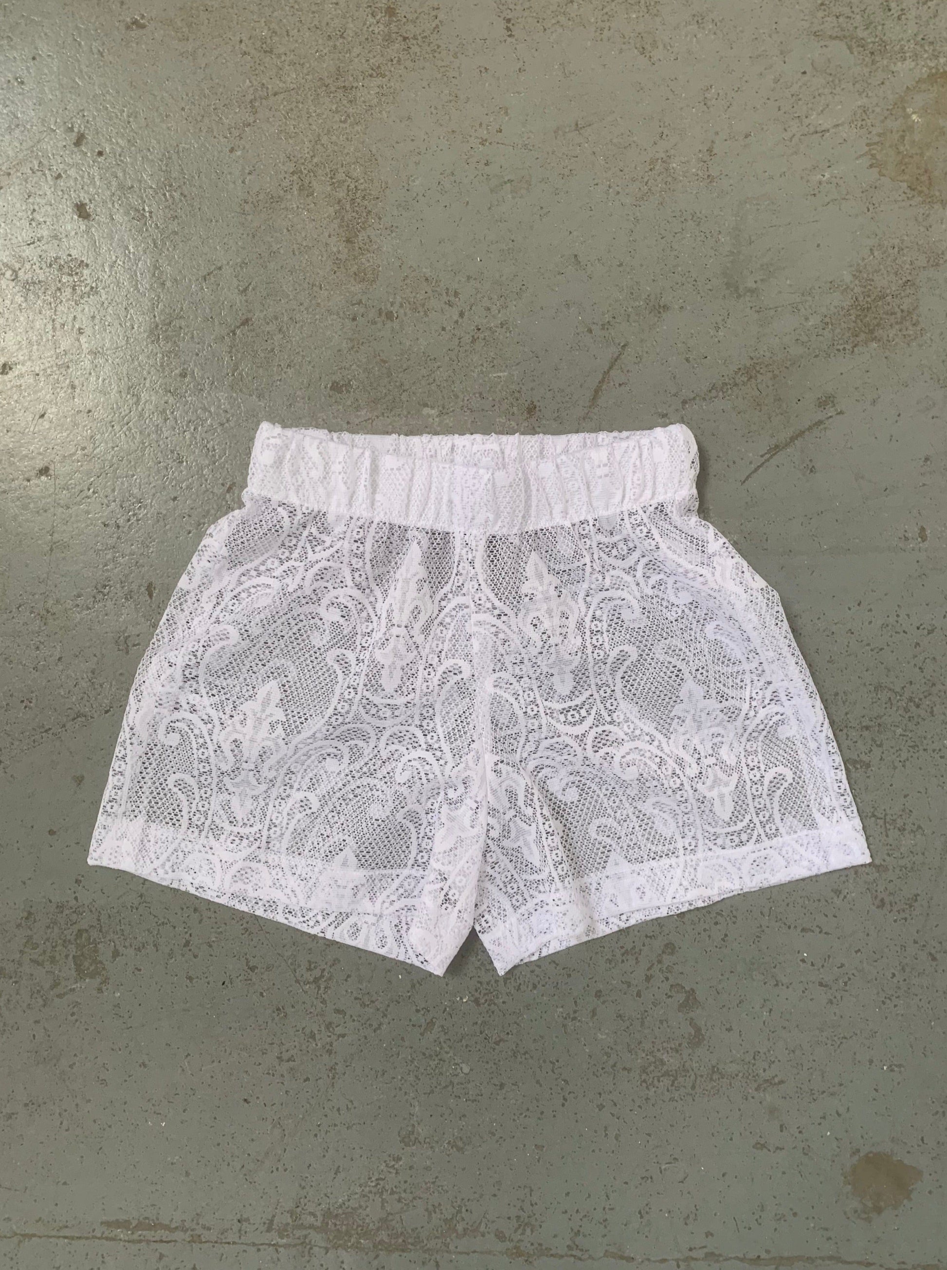 Granny Fleur Lace Shorts-Adam Jones-APOC STORE