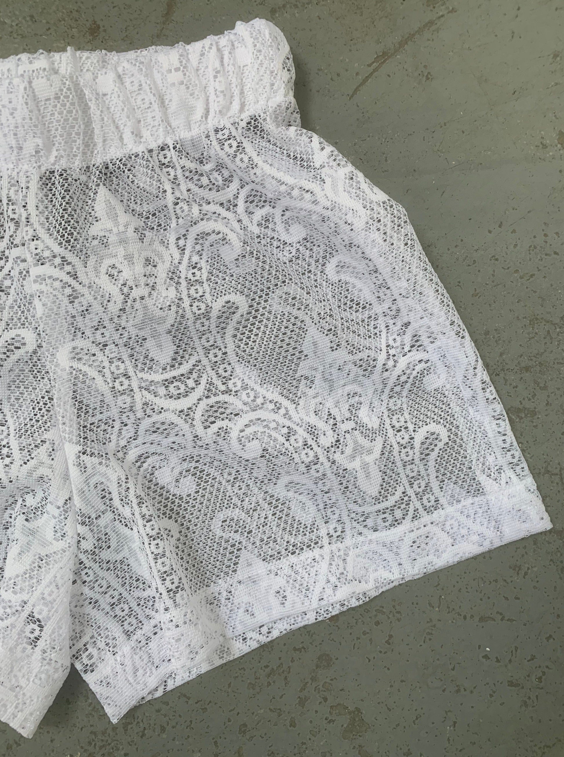 Granny Fleur Lace Shorts-Adam Jones-APOC STORE