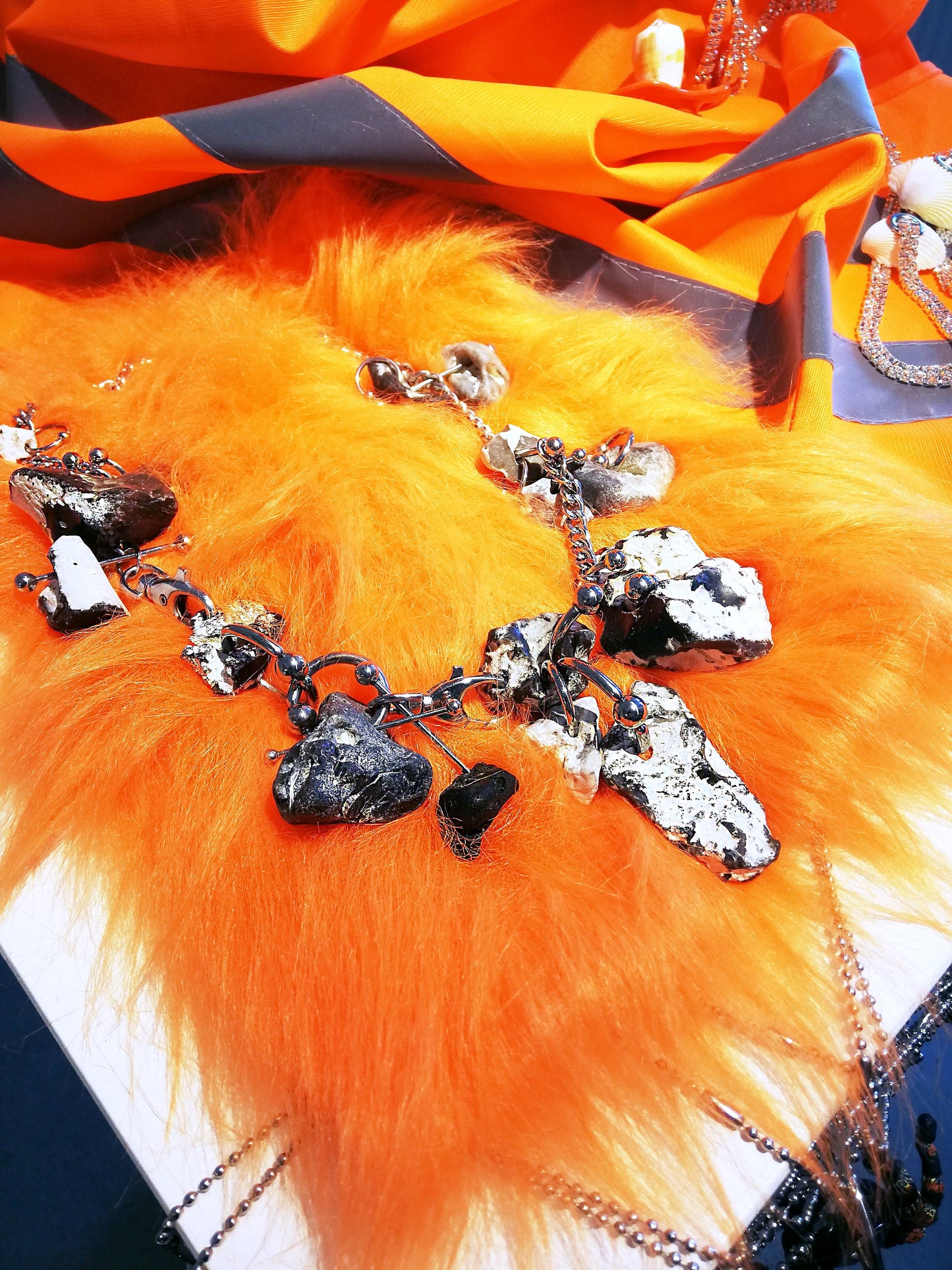 Chicken God is Punk Necklace-Corrina Goutos-APOC STORE