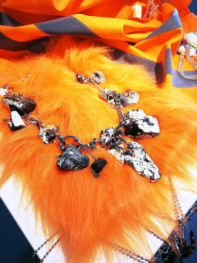 Chicken God is Punk Necklace-Corrina Goutos-APOC STORE