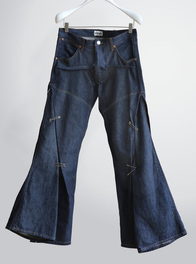 J A Centre Slashed Jeans-Jawara Alleyne-APOC STORE