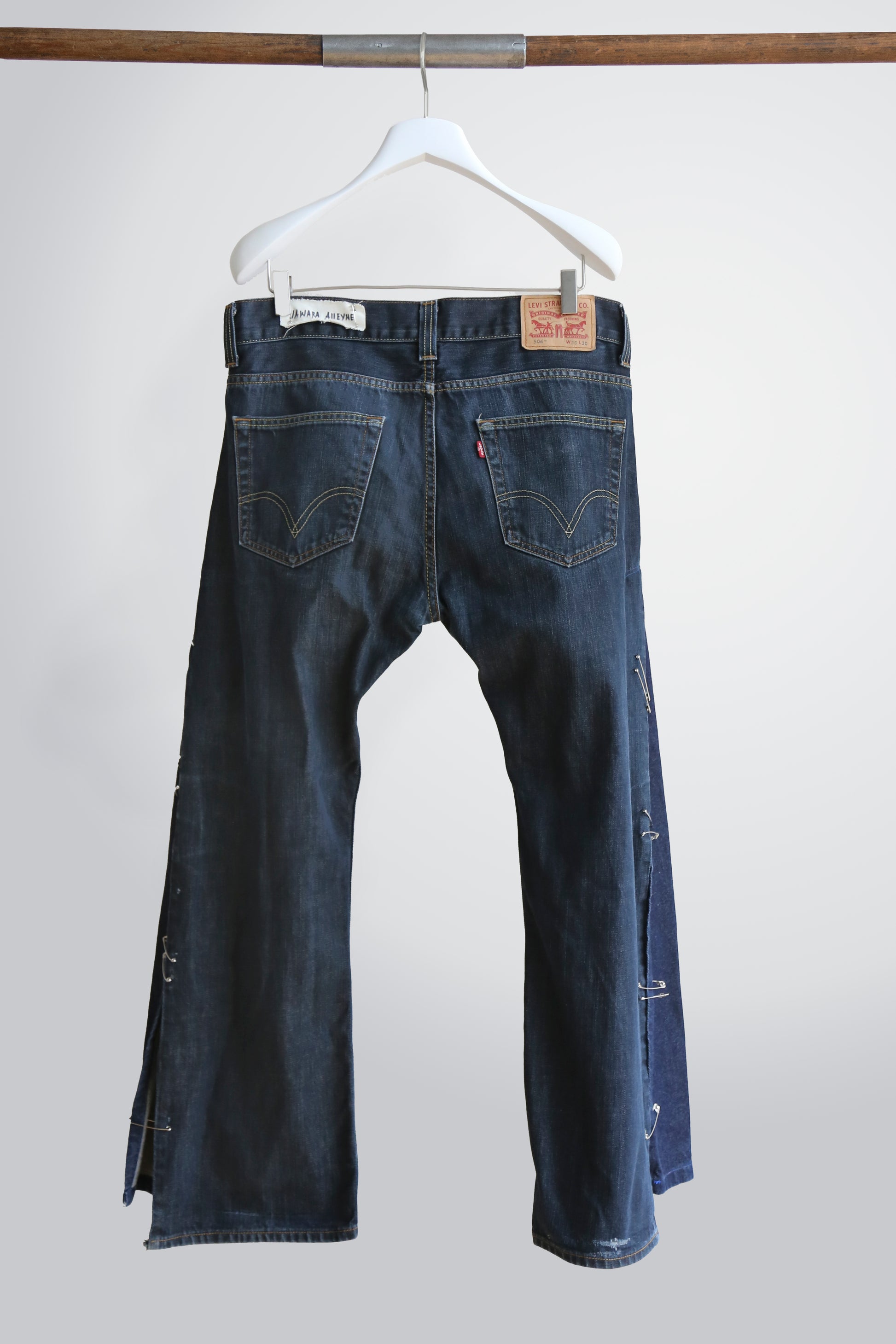 J A Side Slashed Jeans-Jawara Alleyne-APOC STORE