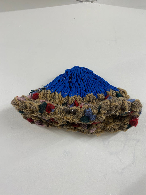 Brunette Chunky Knit Bucket Hat-Olivia Rubens-APOC STORE