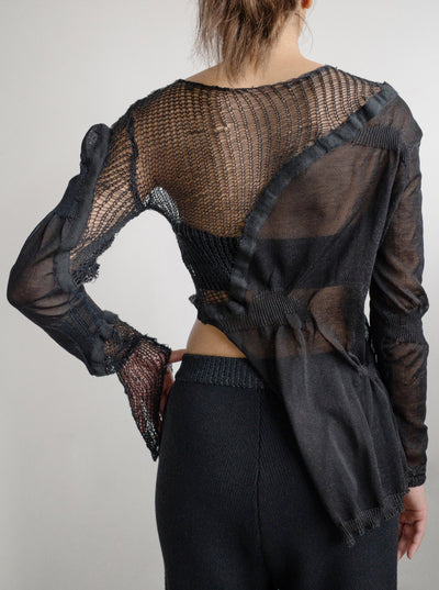 Scar and Mesh Top-Khanh Brice Nguyen-APOC STORE