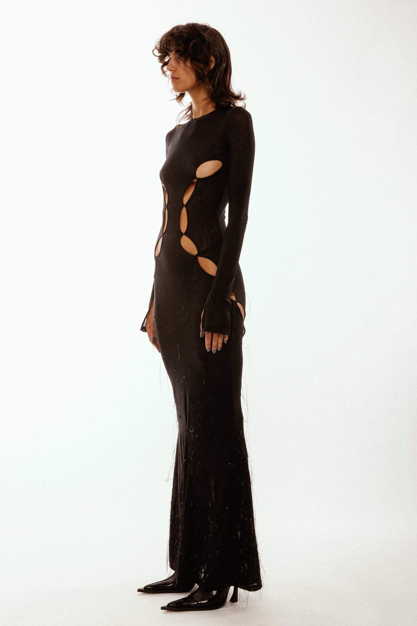 Long Hole Dress-Clara Colette Miramon-APOC STORE