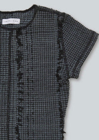 Overdyed Stretch Weave Tee-Luna Del Pinal-APOC STORE