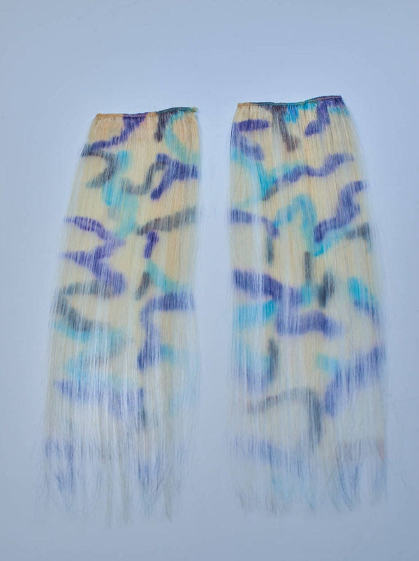 Purple Blue Camouflage Extensions-Tomihiro Kono-APOC STORE