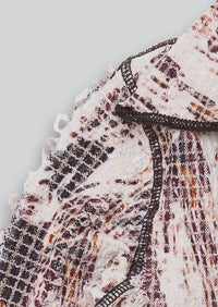 Topographic Stretch Weave LS Polo-Luna Del Pinal-APOC STORE