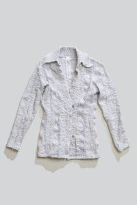 Stretch Weave Pin Shirt-Luna Del Pinal-APOC STORE