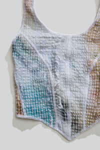 Cave Stretch Weave Halter Top-Luna Del Pinal-APOC STORE