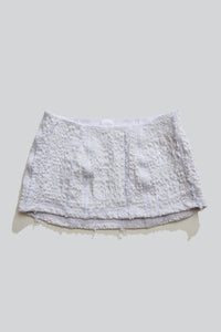 Stretch Weave Mini Mini Skirt-Luna Del Pinal-APOC STORE