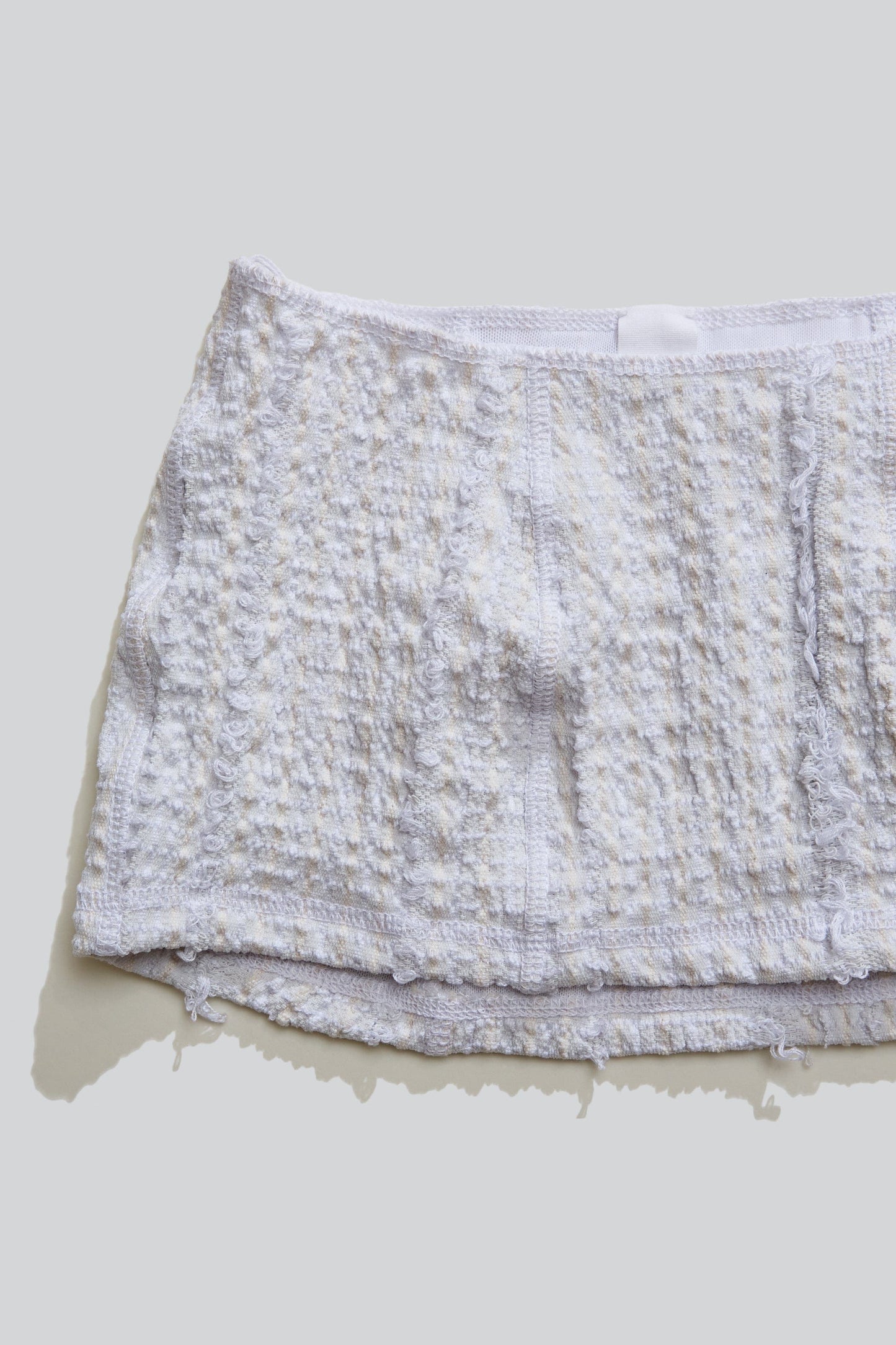 Stretch Weave Mini Mini Skirt-Luna Del Pinal-APOC STORE