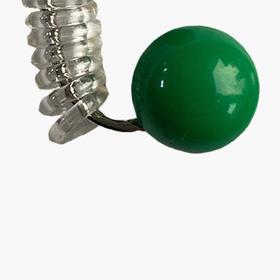 Large Spiral Earcuff Black Green-Lueder x Kkrreeiiss-APOC STORE
