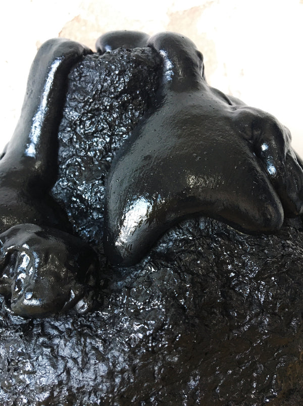 Black Lava Vase-BVAR-APOC STORE