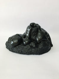 Black Lava Vase-BVAR-APOC STORE