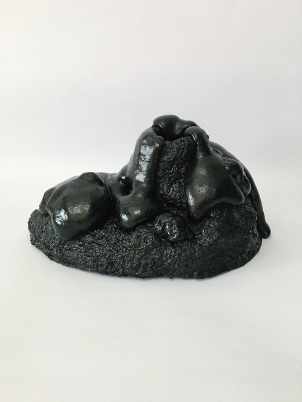 Black Lava Vase-BVAR-APOC STORE