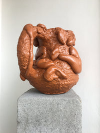 Lava Vase Brown-BVAR-APOC STORE