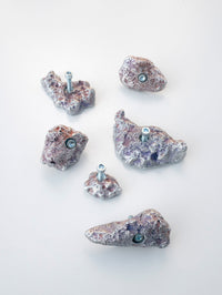 Set of 6 Aluminum Climbing Holds 2-Elissa Lacoste-APOC STORE