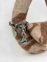 Beige Marbled Oval Bag-Carboot-APOC STORE