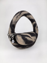 Bitter Choc Marbled Oval Bag-Carboot-APOC STORE