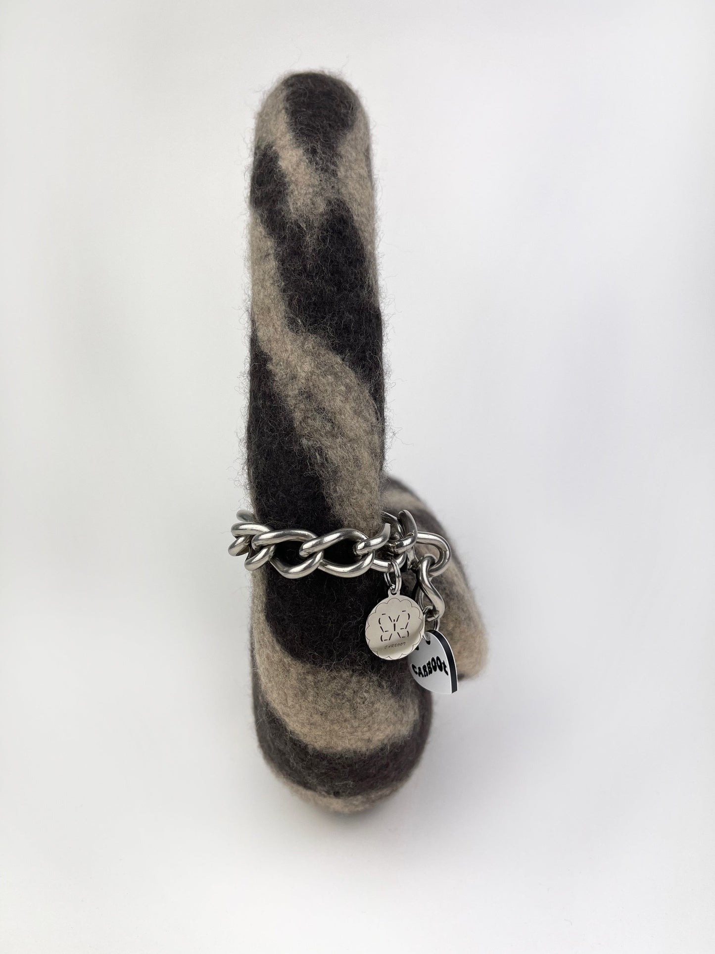 Bitter Choc Marbled Oval Bag-Carboot-APOC STORE