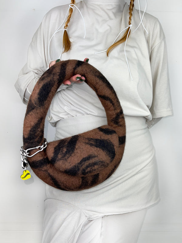 Milk Choc Marbled Oval Bag-Carboot-APOC STORE