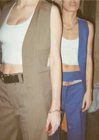 MIO - Kneecut Tailored Trousers-Ella Boucht-APOC STORE