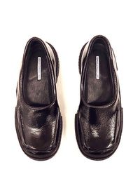 Bordeaux Moccasins in Patent Leather-Hernán Guardamagna-APOC STORE
