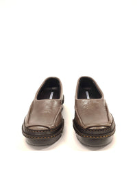 Brown Moccasins in Patent Leather-Hernán Guardamagna-APOC STORE