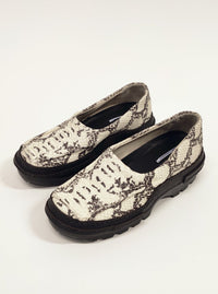 Moccasins in Embossed Snake Leather-Hernán Guardamagna-APOC STORE