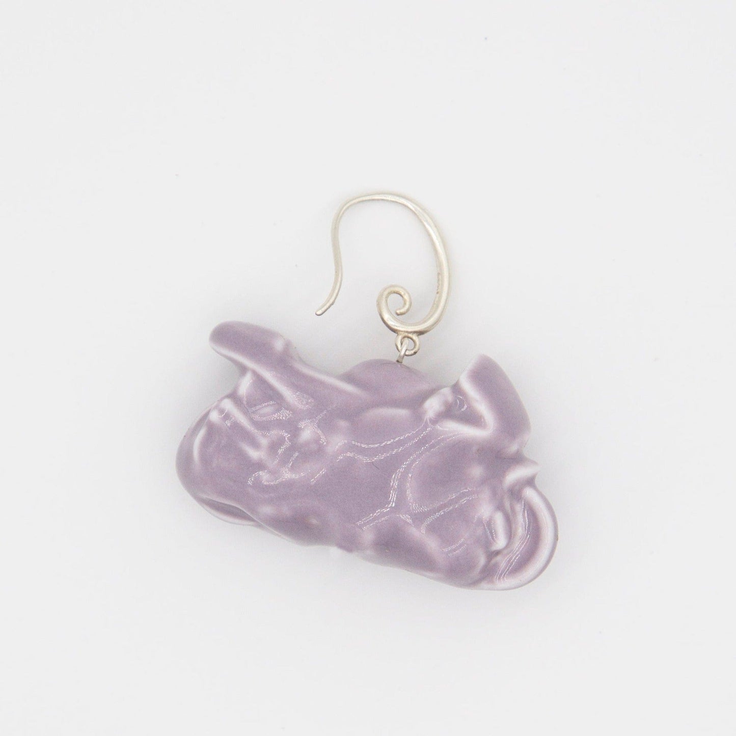 Motorcube Earring Purple-EEGGNET-APOC STORE