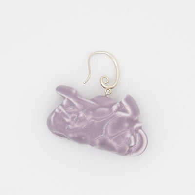 Motorcube Earring Purple-EEGGNET-APOC STORE