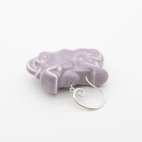 Motorcube Earring Purple-EEGGNET-APOC STORE
