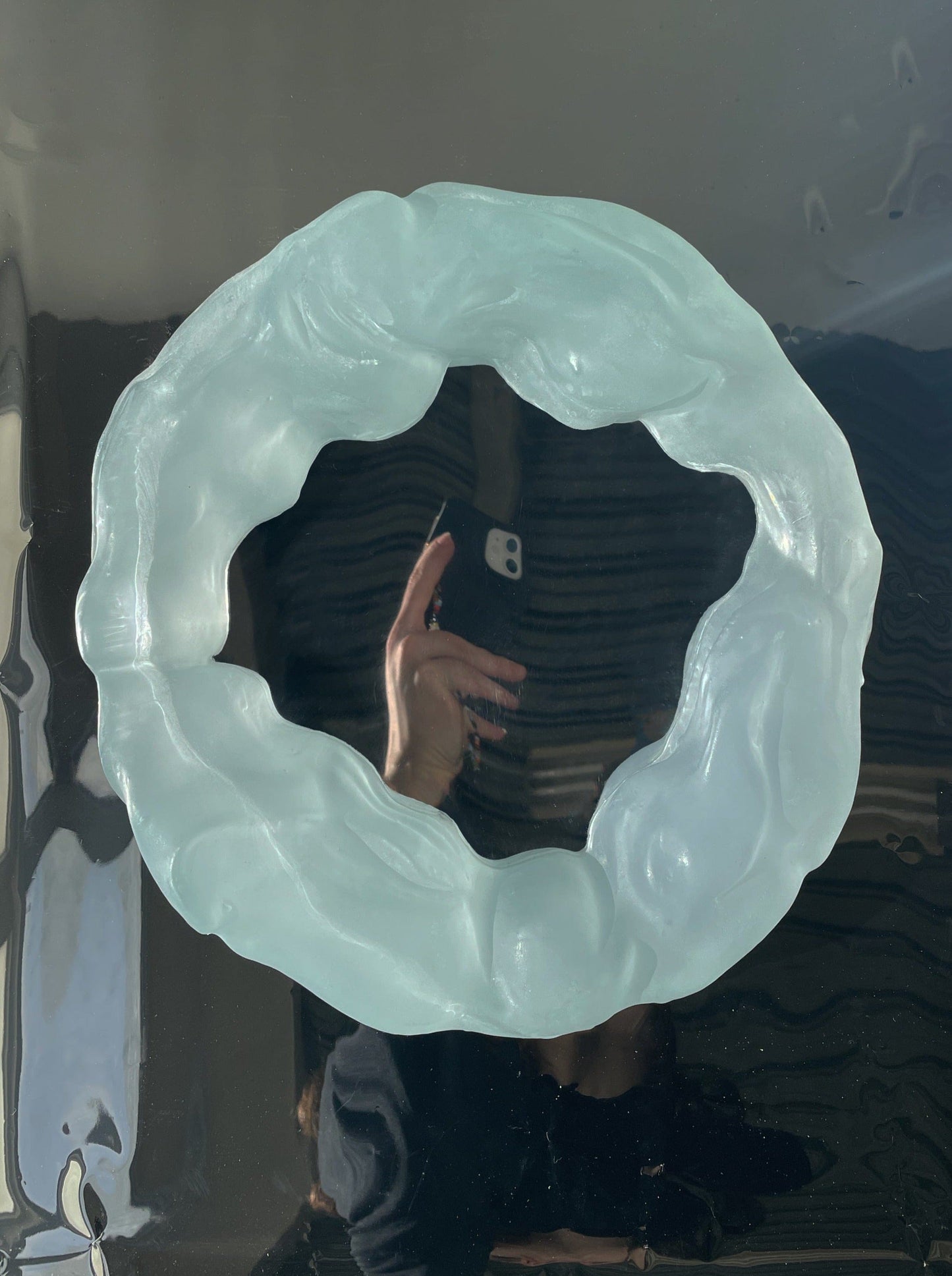 Miniflesh Frosted Mint Mirror-Solène Bonnet-APOC STORE