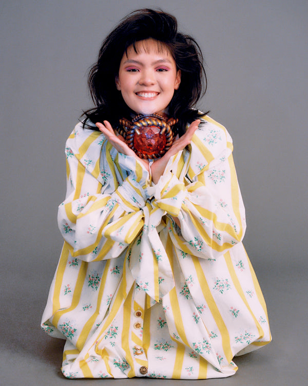 Gold Ruby Gem Neckpiece-MOTOGUO-APOC STORE