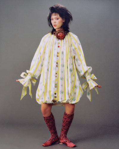 Gold Ruby Gem Neckpiece-MOTOGUO-APOC STORE