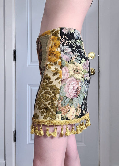 Needlepoint Portrait Skirt-Kristin Mallison-APOC STORE