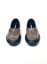 Brown Moccasins in Patent Leather-Hernán Guardamagna-APOC STORE
